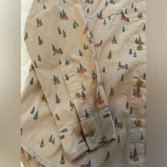 United by Blue Camping Print Button Down XS - Picture 9 of 10
